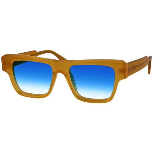Orologi & Gioielli Uomo Occhiali da sole Xlab CARNEY Occhiali da sole, Giallo opaco/Azzurro, 51 mm Blu
