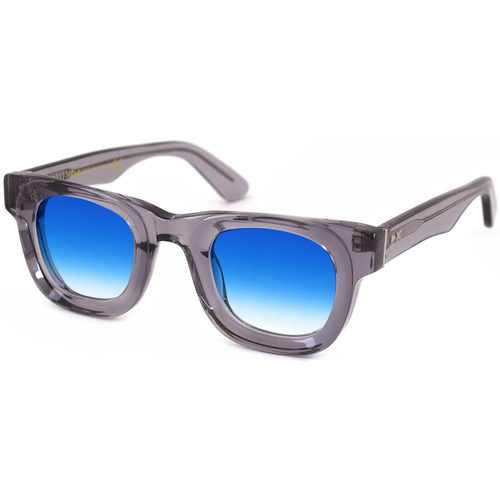 Orologi & Gioielli Occhiali da sole Xlab FLORES Occhiali da sole, Trasparente grigio/Azzurro, 44 Grigio