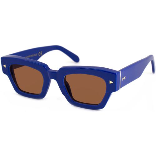 Orologi & Gioielli Occhiali da sole Xlab MELVILLE Occhiali da sole, Blu/Marrone, 48 mm Blu