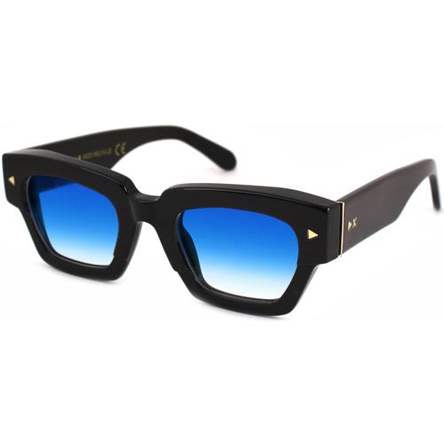 Orologi & Gioielli Occhiali da sole Xlab MELVILLE Occhiali da sole, Nero-opaco/Azzurro, 48 mm Altri