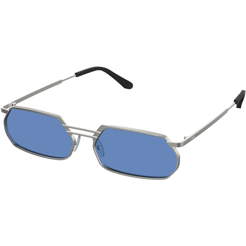 Orologi & Gioielli Occhiali da sole Xlab BOROCAY Occhiali da sole, Argento/Azzurro, 59 mm Argento