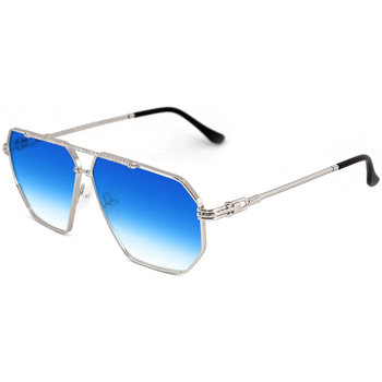 Orologi & Gioielli Occhiali da sole Xlab PROCIDA Occhiali da sole, Argento/Azzurro, 64 mm Argento
