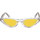 Orologi & Gioielli Donna Occhiali da sole Xlab MALDIVE Occhiali da sole, Trasparente/Giallo, 53 mm Giallo