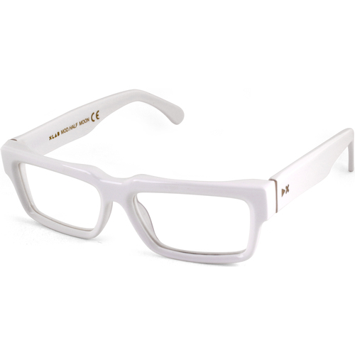Orologi & Gioielli Occhiali da sole Xlab HALF MOON Occhiali da sole, Bianco/Grigio, 56 mm Bianco