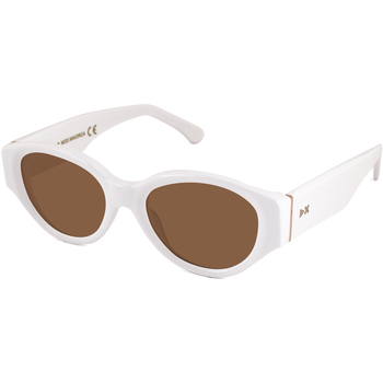 Orologi & Gioielli Occhiali da sole Xlab MAIORCA Occhiali da sole, Bianco/Marrone, 54 mm Bianco