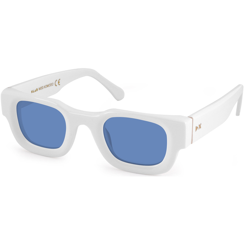 Orologi & Gioielli Occhiali da sole Xlab KOMODO Occhiali da sole, Bianco/Azzurro, 45 mm Bianco