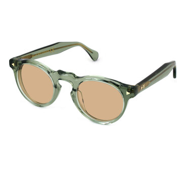Xlab HOKKAIDO Occhiali da sole, Verde/Marrone, 47 mm Verde