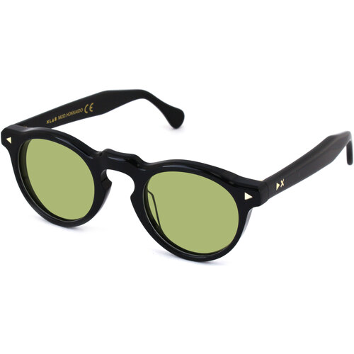Orologi & Gioielli Occhiali da sole Xlab HOKKAIDO Occhiali da sole, Nero/Verde, 47 mm Nero