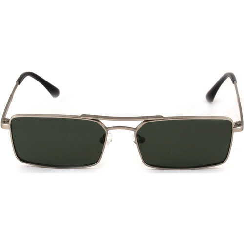 Orologi & Gioielli Occhiali da sole Xlab MAURITIUS Occhiali da sole, Argento/Verde G15, 55 mm Argento