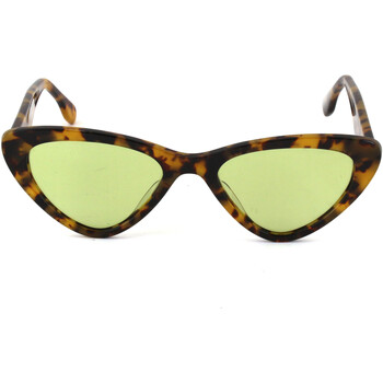 Orologi & Gioielli Donna Occhiali da sole Xlab Victoria Occhiali da sole, Miele/Verde, 53 mm Altri