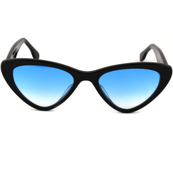 Orologi & Gioielli Donna Occhiali da sole Xlab Victoria Occhiali da sole, Nero/Azzurro, 53 mm Nero