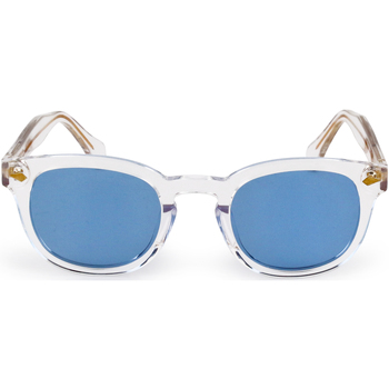 Orologi & Gioielli Occhiali da sole Xlab 8004 stile moscot Occhiali da sole, Trasparente/Argento, 48 Altri