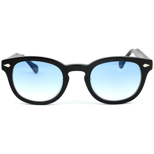 Orologi & Gioielli Occhiali da sole Xlab 8004 stile moscot Occhiali da sole, Nero/Azzurro, 48 mm Nero