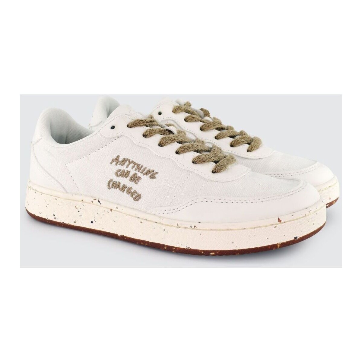 Scarpe Sneakers Acbc SHEH HEMP - EVERGREEN HEMP-200 WHITE Bianco