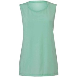 Abbigliamento Donna Top / T-shirt senza maniche Bella + Canvas Flowy Verde