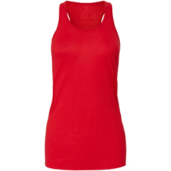 Abbigliamento Donna Top / T-shirt senza maniche Bella + Canvas Flowy Rosso