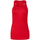 Abbigliamento Donna Top / T-shirt senza maniche Bella + Canvas Flowy Rosso