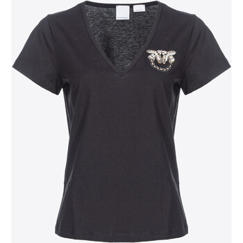 Abbigliamento Donna T-shirt & Polo Pinko T-SHIRT MOD. TURBATO Nero