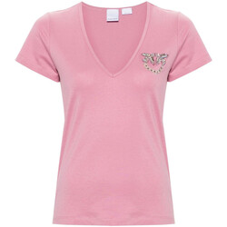 Abbigliamento Donna T-shirt & Polo Pinko T-SHIRT MOD. TURBATO Rosa