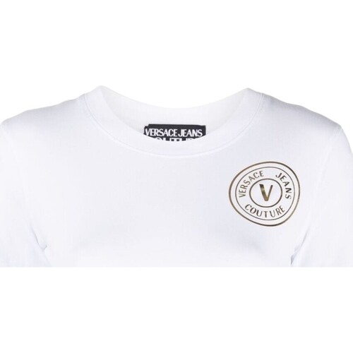Abbigliamento Donna T-shirt maniche corte Versace Jeans Couture 76haht02-cj03t-g03 Bianco