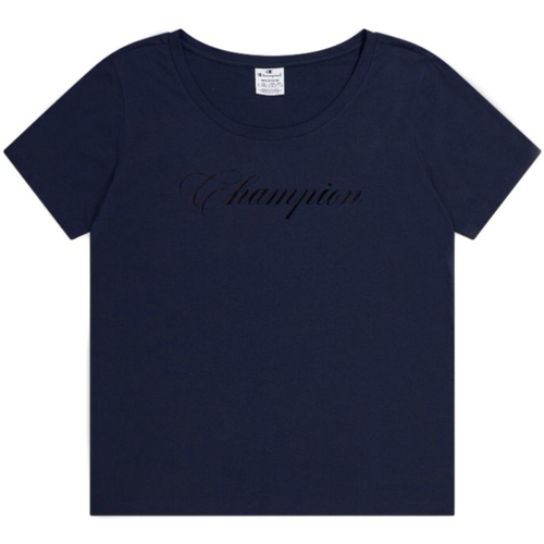 Abbigliamento Donna T-shirt maniche corte Champion 117278 Blu