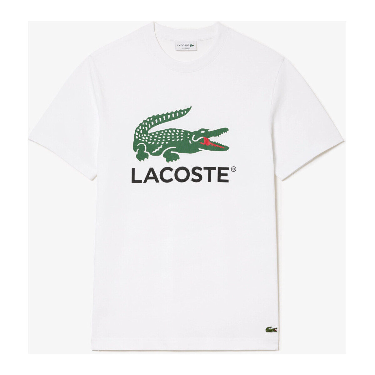 Abbigliamento Uomo T-shirt maniche corte Lacoste TH1285 Bianco