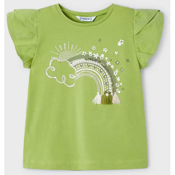 Abbigliamento Bambina T-shirt maniche corte Mayoral ATRMPN-44190 Verde