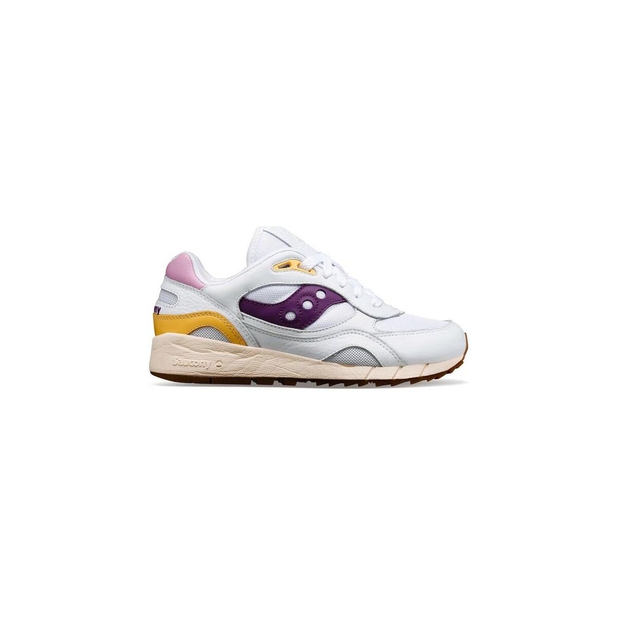 Scarpe Donna Sneakers Saucony Shadow 6000 - White Purple - s60772-2 Bianco