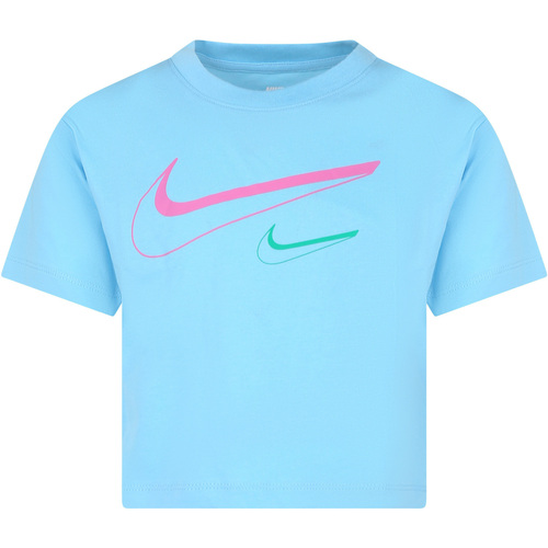 Abbigliamento Bambina T-shirt maniche corte Nike 36L670 BJB Marine