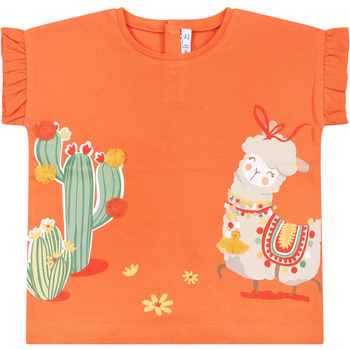 Abbigliamento Bambina T-shirt maniche corte Mayoral 1013 030 Arancio