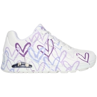 Scarpe Donna Sneakers Skechers UNO-SPREAD THE LOVE Bianco