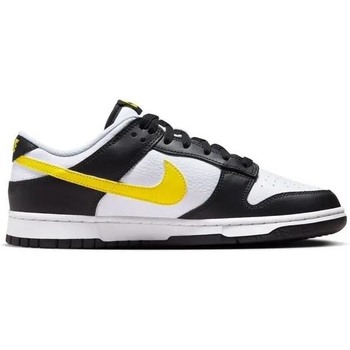 Scarpe Sneakers Nike Dunk Low - Black Opti Yellow White - fq2431-001 Multicolore