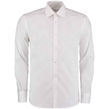 Abbigliamento Uomo Camicie maniche lunghe Kustom Kit K192 Bianco