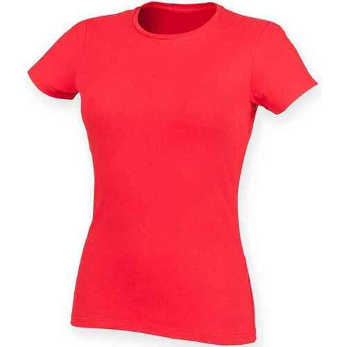 Abbigliamento Donna T-shirts a maniche lunghe Sf Feel Good Rosso