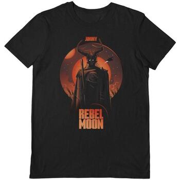 Abbigliamento T-shirts a maniche lunghe Rebel Moon PM7759 Nero