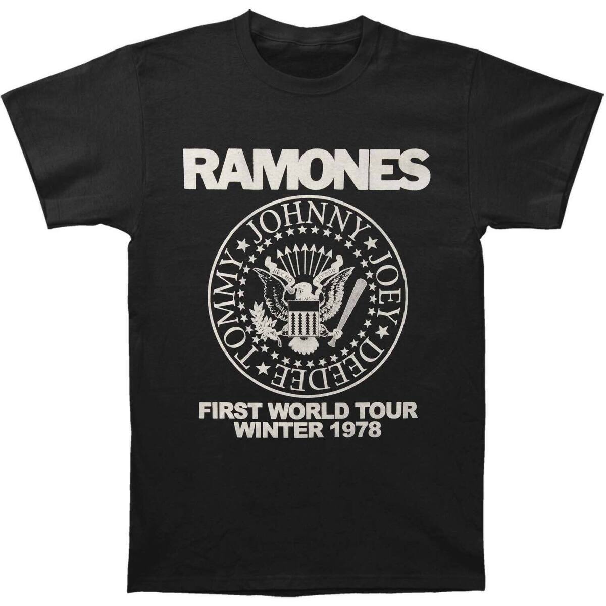 Abbigliamento T-shirts a maniche lunghe Ramones First World Tour 1978 Nero