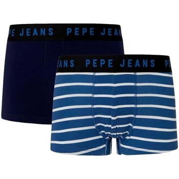 Biancheria Intima Uomo Boxer Pepe jeans PACK 2 BOXES STRIPES HOMBRE   PMU11149 Blu