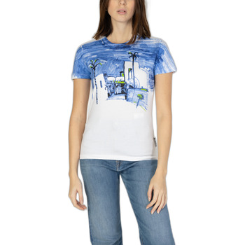 Abbigliamento Donna T-shirt maniche corte Desigual 24SWTK69 Blu