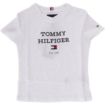 Abbigliamento Bambino T-shirt maniche corte Tommy Hilfiger KB0KB08671 Bianco