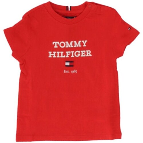 Abbigliamento Bambino T-shirt maniche corte Tommy Hilfiger KB0KB08671 Rosso