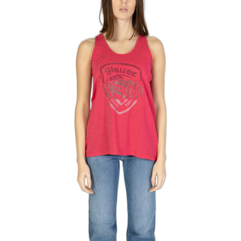 Abbigliamento Donna Top / T-shirt senza maniche Blauer 24SBLDH03337 Rosso