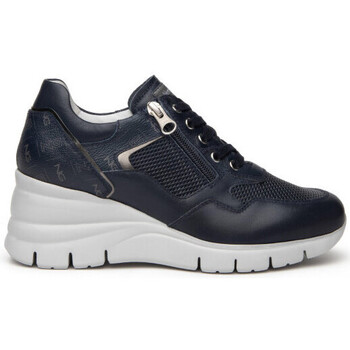 Scarpe Donna Sneakers NeroGiardini sneakers blu con zip E409880D200 Blu
