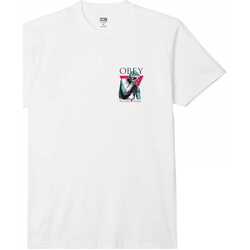 Abbigliamento Uomo T-shirt & Polo Obey future tense Bianco
