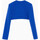 Abbigliamento Donna Jeans 3/4 & 7/8 Patrizia Pepe GIACCA CROPPED Blu