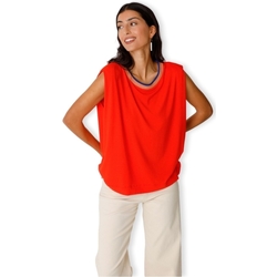 Abbigliamento Donna Felpe Skfk T-Shirt Belia - Red Rosso