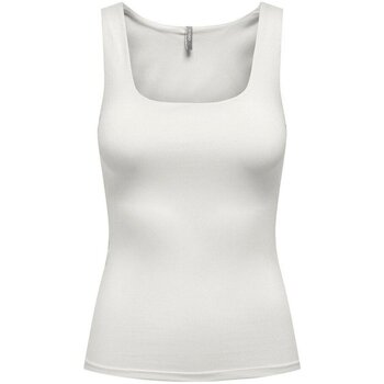 Abbigliamento Donna Top / T-shirt senza maniche Only Canotta Donna Onlea Reverseable Top Bianco