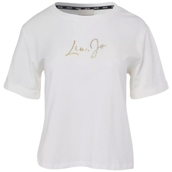 Abbigliamento Donna T-shirt & Polo Liu Jo T shirt ES24LJ08 Bianco