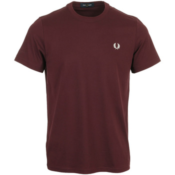 Abbigliamento Uomo T-shirt maniche corte Fred Perry Crew Neck T-Shirt Rosso