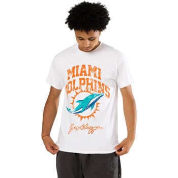 Abbigliamento Unisex bambino T-shirt maniche corte Hype Miami Dolphins Bianco