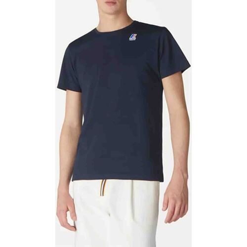 Abbigliamento Uomo T-shirt maniche corte K-Way K007JE0 Blu